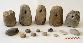 Pesons et fusaïoles de l'âge du bronze, Dainville.